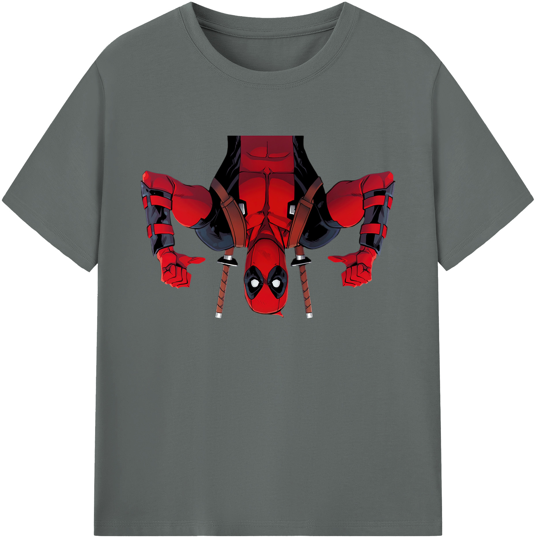 （画像用） Deadpool デッドプール 綿100％ メンズ半袖Tシャツ｜肌触りやわらか＆通気性